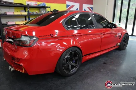 모터쉴드 BMW M3 퍼플 전체랩핑 / 대전 유성