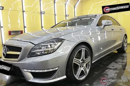벤츠 CLS63 AMG 레드 무광 크롬 전체랩핑 시공기 [대전카스킨] / 대전 유성