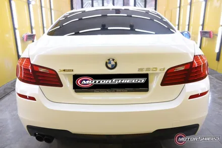 [대전랩핑] 모터쉴드 BMW 520D 화이트펄 전체랩핑 시공기 / 대전 유성
