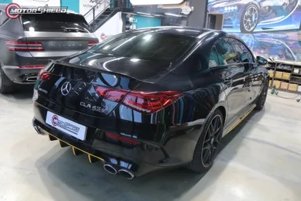 벤츠 CLA 45s AMG 크롬딜리트&포인트랩핑by 대전랩핑 & 대전PPF 모터쉴드 / 대전 유성구