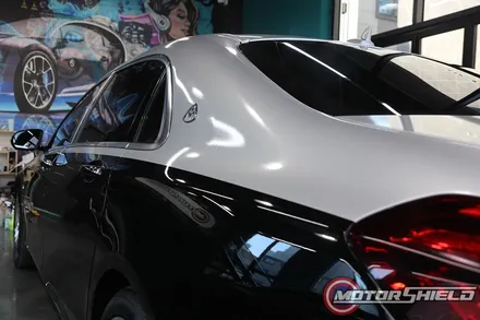 벤츠 마이바흐 S560 매트 메탈릭 실버 듀오톤 랩핑 / 대전 유성구
