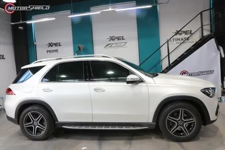 벤츠 GLE 300d 3M 사틴 펄 화이트 전체랩핑 시공by 대전랩핑 & 대전PPF 모터쉴드 / 대전 유성구