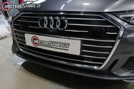 아우디 A6(C8) 전체 크롬 딜리트 텍랩 HD글로스 블랙 by 대전랩핑 & 대전PPF 모터쉴드 / 대전 유성구