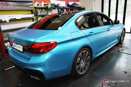 [대전랩핑] BMW 530i (G30) 새틴블루 전체 랩핑 / 대전 유성