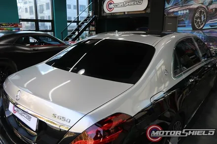 벤츠 마이바흐 S560 매트 메탈릭 실버 듀오톤 랩핑 / 대전 유성구