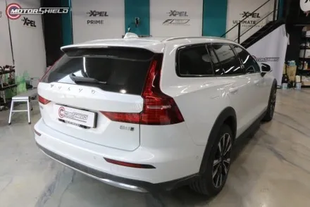 볼보 V60 LB 브루클린 그레이 전체랩핑 시공by 대전랩핑 & 대전PPF 모터쉴드 / 대전 유성