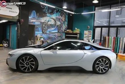 BMW i8 3M 사틴 프로즌 바닐라 전체랩핑 by 대전랩핑 & 대전PPF 모터쉴드 / 대전 유성