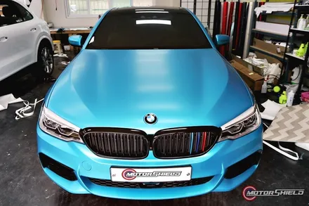 [대전랩핑] BMW 530i (G30) 새틴블루 전체 랩핑 / 대전 유성