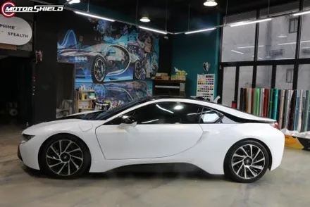 BMW i8 3M 사틴 프로즌 바닐라 전체랩핑 by 대전랩핑 & 대전PPF 모터쉴드 / 대전 유성