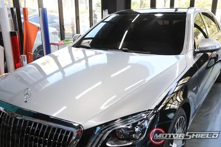 벤츠 마이바흐 S560 매트 메탈릭 실버 듀오톤 랩핑 / 대전 유성구