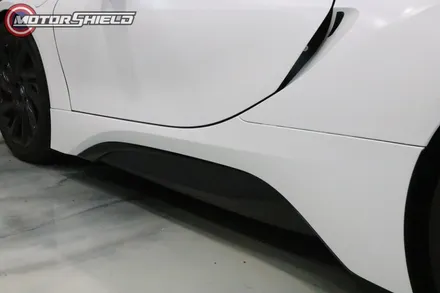 블랙 앤 화이트 정석 조합 BMW I8 사틴 화이트 유광 블랙 투톤 전체 랩핑by 대전랩핑 & 대전PPF 모터쉴드 / 대전 유성구