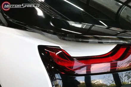 블랙 앤 화이트 정석 조합 BMW I8 사틴 화이트 유광 블랙 투톤 전체 랩핑by 대전랩핑 & 대전PPF 모터쉴드 / 대전 유성구