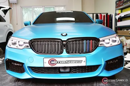 [대전랩핑] BMW 530i (G30) 새틴블루 전체 랩핑 / 대전 유성