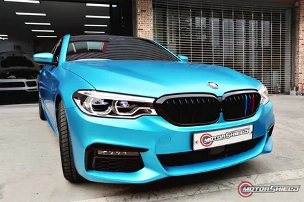 [대전랩핑] BMW 530i (G30) 새틴블루 전체 랩핑 / 대전 유성