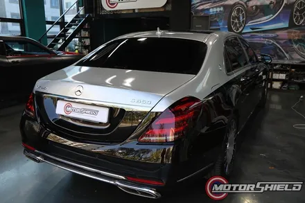 벤츠 마이바흐 S560 매트 메탈릭 실버 듀오톤 랩핑 / 대전 유성구