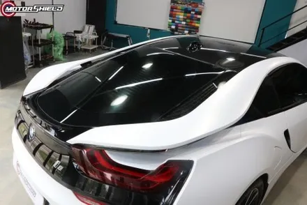 BMW i8 3M 사틴 프로즌 바닐라 전체랩핑 by 대전랩핑 & 대전PPF 모터쉴드 / 대전 유성