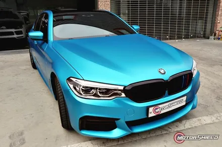 [대전랩핑] BMW 530i (G30) 새틴블루 전체 랩핑 / 대전 유성