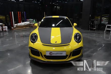 포르쉐 911GT3 글로스그레이 유광 전체랩핑 & 카본 랩핑 [대전 랩핑 PPF 모터쉴드] / 대전 유성구