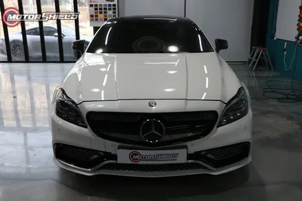 올블랙의 묵직함,세련됨 역시벤츠 메르세데스 CLS 63 AMG 유광블랙 전체랩핑by 대전랩핑 & 대전PPF 모터쉴드 / 대전 유성구