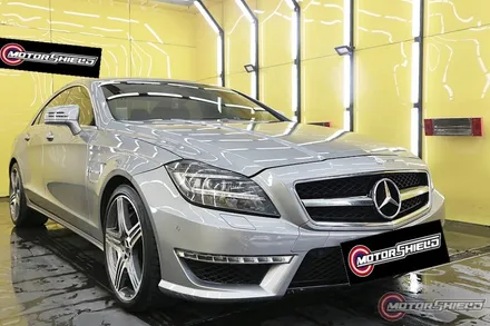 벤츠 CLS63 AMG 레드 무광 크롬 전체랩핑 시공기 [대전카스킨] / 대전 유성