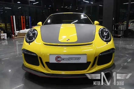 포르쉐 911GT3 글로스그레이 유광 전체랩핑 & 카본 랩핑 [대전 랩핑 PPF 모터쉴드] / 대전 유성구