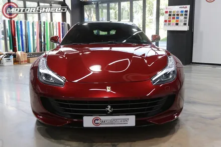 페라리 GTC4 루쏘 LB필름 고광택 유광 블랙 전체랩핑 by 대전랩핑 & 대전PPF 모터쉴드 / 대전 유성구
