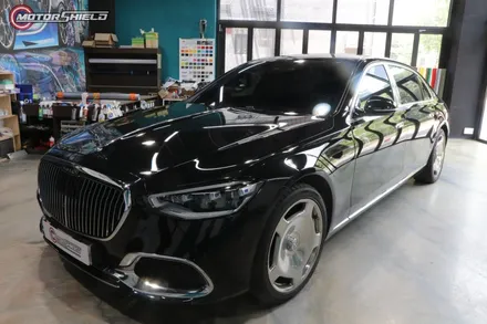 벤츠 마이바흐 S580 LB 고광택 실버 듀오톤 랩핑by 대전랩핑 & 대전PPF 모터쉴드 / 대전 유성