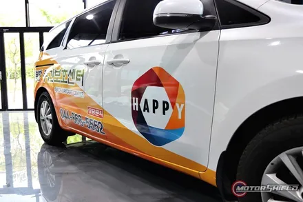 대전 카니발 광고랩핑 전문 업체+홍보차량 스타렉스, 카니발, 레이 각종 차량 광고랩핑은 단연 모터쉴드 / 대전 유성구