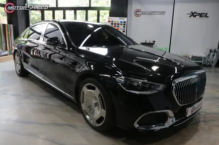 벤츠 마이바흐 S580 LB 고광택 실버 듀오톤 랩핑by 대전랩핑 & 대전PPF 모터쉴드 / 대전 유성