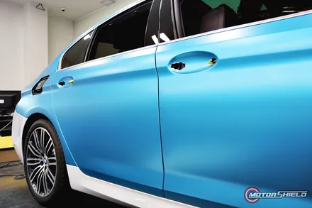 [대전랩핑] BMW 530i (G30) 새틴블루 전체 랩핑 / 대전 유성
