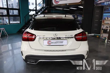 사랑스러운 내 차를 더욱 아껴주는 법. 벤츠 GLA45 AMG 그릴 3D 카본 + 사이드미러 + 프론트스키드크롬PPF / 대전 유성구