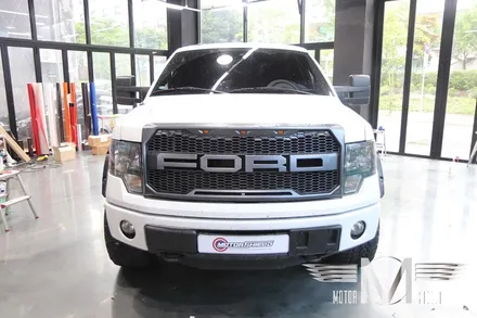 사나이 가슴 울리는 네 글자 F O R D! 포드 F-150 그릴 엠블럼 포인트 & 본넷 + 사이드 + 트렁크 데칼[대전랩핑 대전PPF 모터쉴드] / 대전 유성구