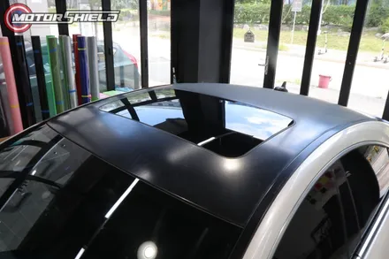 벤츠 CLS63 3M 글로스 블랙 루프스킨 재시공 by 대전랩핑 & 대전PPF 모터쉴드 / 대전 유성구