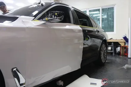 BMW 730LD 유광 화이트 전체랩핑 시공기 / 대전 유성