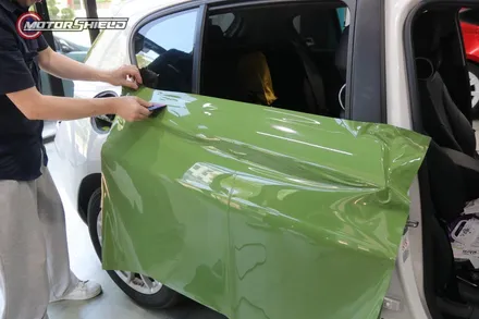 BMW 118D LB 필름 올리브 그린 전체 랩핑 by 대전랩핑 & 대전PPF 모터쉴드 / 대전 유성구