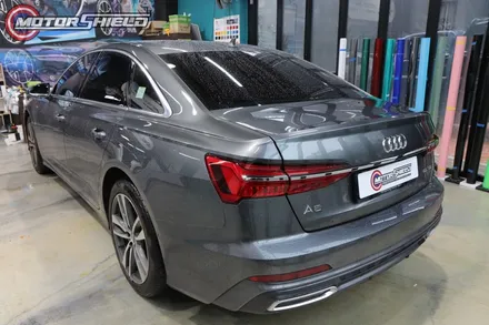 아우디 A6(C8) 전체 크롬 딜리트 텍랩 HD글로스 블랙 by 대전랩핑 & 대전PPF 모터쉴드 / 대전 유성구
