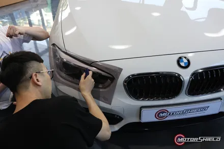 BMW118D 라이트필름 + 루프스킨 시공 by 대전 모터쉴드 / 대전 유성구