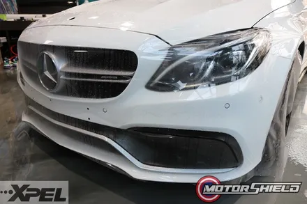벤츠 C63AMG 스톤칩PPF 패키지 + 사틴블랙 전체랩핑 + 데칼 포인트 [대전랩핑, 대전PPF 모터쉴드] / 대전 유성구