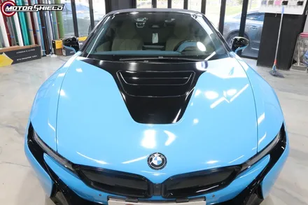 BMW i8 에이버리 사틴블랙 전체랩핑 시공by 대전랩핑 & 대전PPF 모터쉴드 / 대전 유성