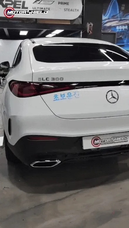 대전 랩핑 모터쉴드, 벤츠 GLC 프론트패키지 + 크롬딜리트 시공 후기 / 대전 유성
