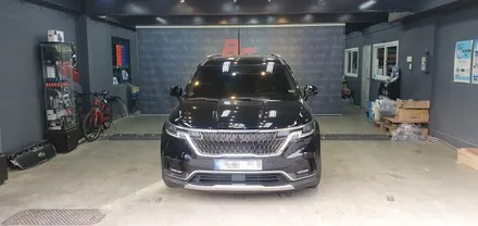 울산랩핑 기아 4세대 카니발 KA4 외부크롬죽이기 작업 / 울산광역시 남구