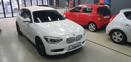 [울산실내랩핑] BMW 118D 실내우드 포인트랩핑 - 울산블랙샤인 / 울산광역시 남구