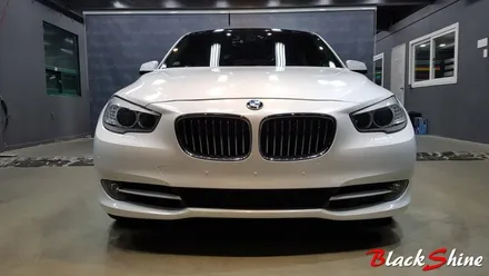 [울산랩핑][전체랩핑] BMW GT F07 에이버리 다이아몬드 화이트(Diamond White) 전체풀랩핑 - 블랙샤인 울산점 / 울산광역시 남구