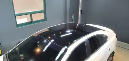 [울산랩핑][울산루프스킨] 기아 K3 블랙유광 루프스킨 시공 - 블랙샤인 울산점 / 울산광역시 남구