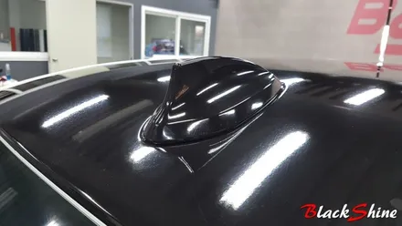[울산루프스킨][울산랩핑] BMW 320d 에이버리 유광블랙 루프스킨 시공 - by BlackShine / 울산광역시 남구