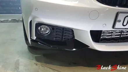 [울산루프스킨][울산랩핑] BMW 428i 3M 1080시리즈 블랙유광 루프스킨 및 포인트랩핑 시공 - 블랙샤인 울산점 / 울산광역시 남구