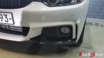 [울산루프스킨][울산랩핑] BMW 428i 3M 1080시리즈 블랙유광 루프스킨 및 포인트랩핑 시공 - 블랙샤인 울산점 / 울산광역시 남구
