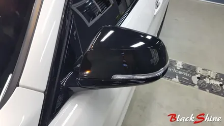 [울산루프스킨][울산랩핑] BMW 428i 3M 1080시리즈 블랙유광 루프스킨 및 포인트랩핑 시공 - 블랙샤인 울산점 / 울산광역시 남구
