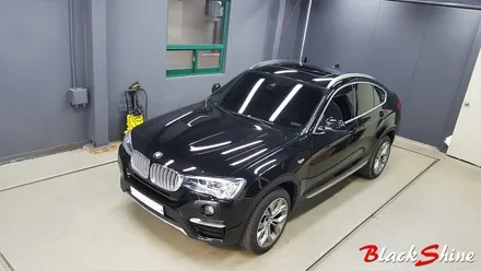 [울산랩핑][전체랩핑] BMW X4 F26 에이버리 차콜무광메탈릭 전체풀랩핑 시공 - 블랙샤인 울산점 / 울산광역시 남구