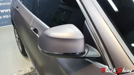 [울산랩핑][전체랩핑] BMW X4 F26 에이버리 차콜무광메탈릭 전체풀랩핑 시공 - 블랙샤인 울산점 / 울산광역시 남구
